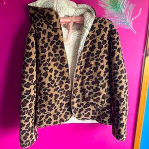 🐆Leopard Fleece Reversible Jacket🐆